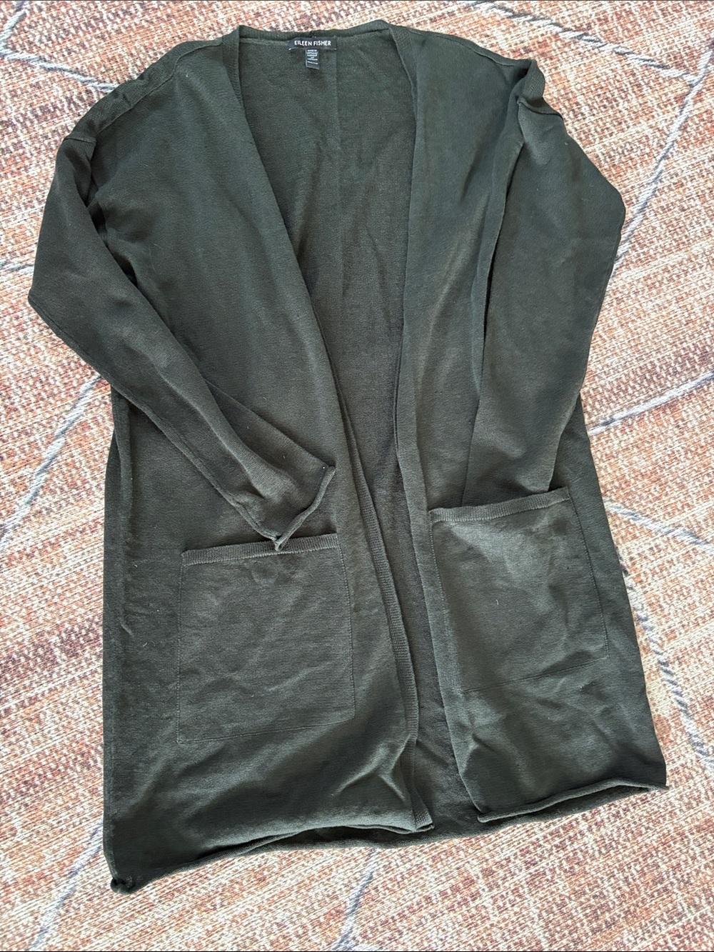 EILEEN FISHER OLIVE CARDIGAN